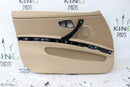 BMW 3 SERIES E91 2005-2013 TOURING FRONT LEFT DOOR CARD PANEL LEATHER BEIGE