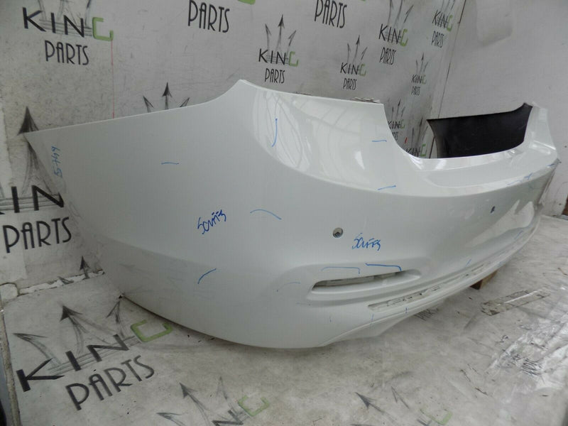 BMW 3 SERIES F30 LCI FACELIFT 2016 2017 WHITE REAR BUMPER GENUINE PDC