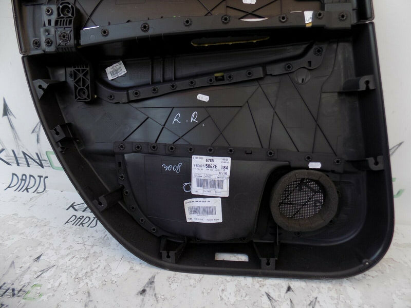 PEUGEOT 3008 2008-2016 REAR RIGHT DOOR CARD INTERIOR PANEL 98005586ZE