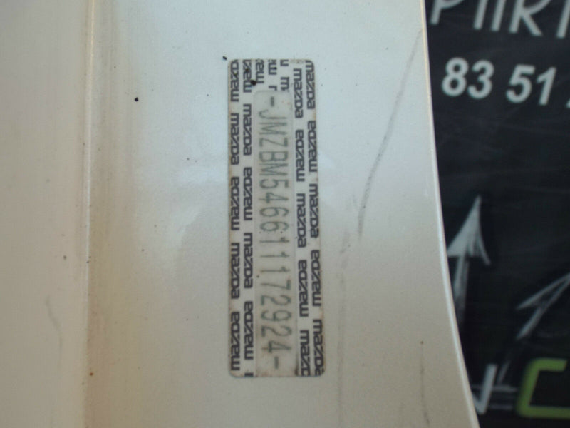 MAZDA 3 MK3 2013-2015 HATCHBACK REAR BUMPER GENUINE WHITE (8536) BHN9-50221