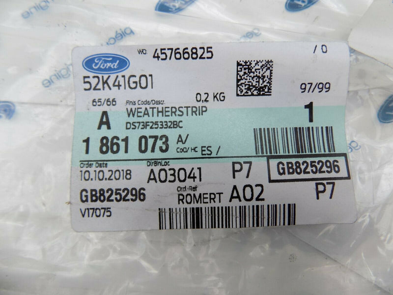 FORD MONDEO MK5 2014-ON 5DR REAR RIGHT WEATHERSTRIP SEAL 1861073 /B07-10