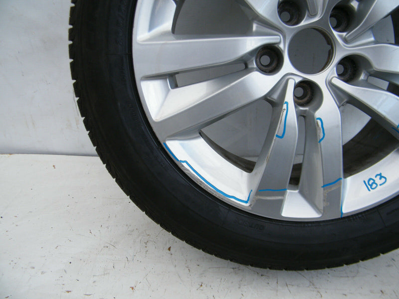 PEUGEOT 308 MK2 GENUINE 16" ALLOY WHEEL 7Jx16 ET-44 TYRE 205/55 R16 (183)