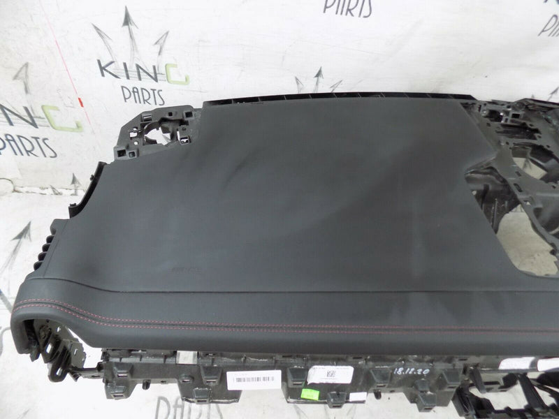 PORSCHE CAYENNE 9Y0/9Y3 2018-ON DASHBOARD GENUINE BLACK & RED LEATHER