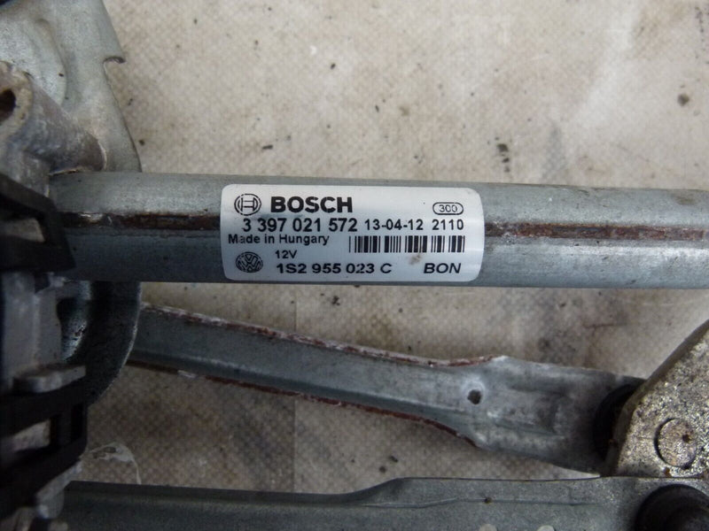 VW UP 2011-2016 FRONT WIPER MOTOR AND LINKAGE GENUINE 1S2955023