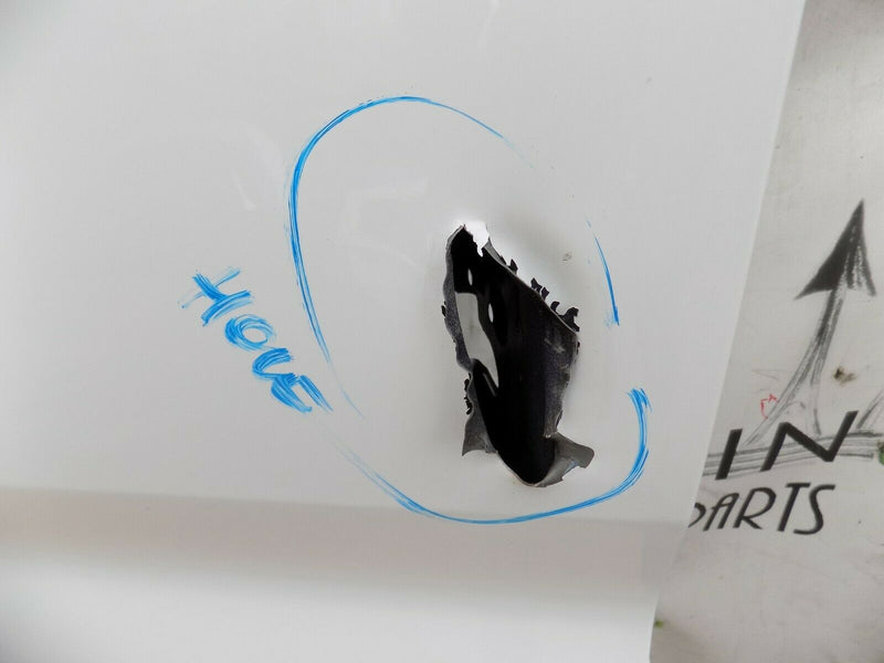 FORD TRANSIT JUMBO 2016-ON NS SLIDING DOOR WHITE - GENUINE