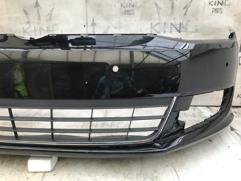 VW SHARAN MK2 2012-2015 FRONT BUMPER HAS PDC HOLES GENUINE 7N0807221