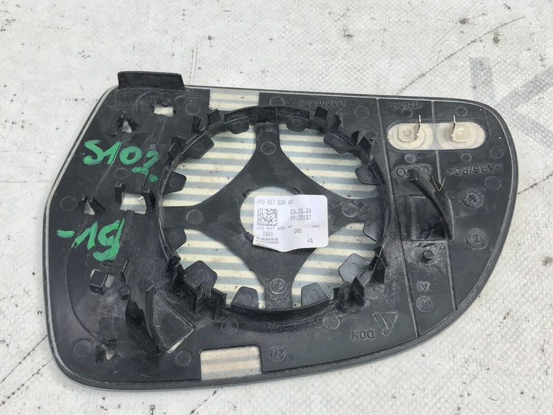 AUDI A6 4F FACELIFT 2008-11 RIGHT WING MIRROR GLASS GENUINE 4F0857536