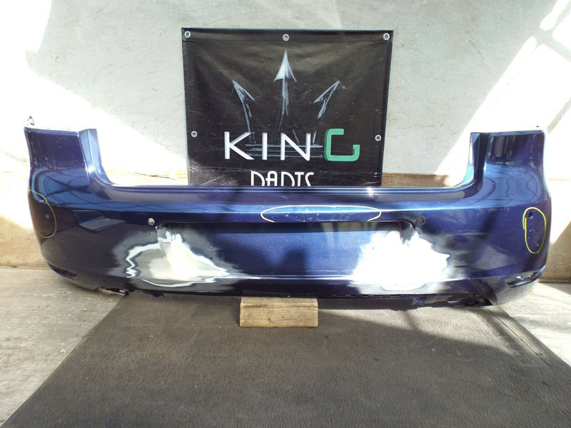 VOLKSWAGEN VW GOLF 5K6 MK6 2009-2012 REAR BUMPER GENUINE BLUE (8528)