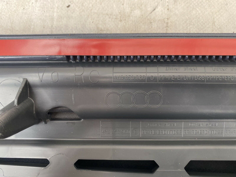 AUDI Q8 S-LINE FRONT DOOR TRIM MOLDING RIGHT DRIVER SIDE NEW GENUINE 4M8853960