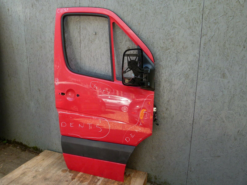 MERCEDES SPRINTER W906 06-17 FRONT DOOR PANEL RIGHT SIDE & LOCK MECHANISM