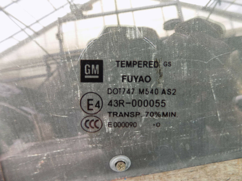 VAUXHALL INSIGNIA A 5DR 2008-2013 REAR DOOR WINDOW GLASS RIGHT SIDE O/S DRIVER