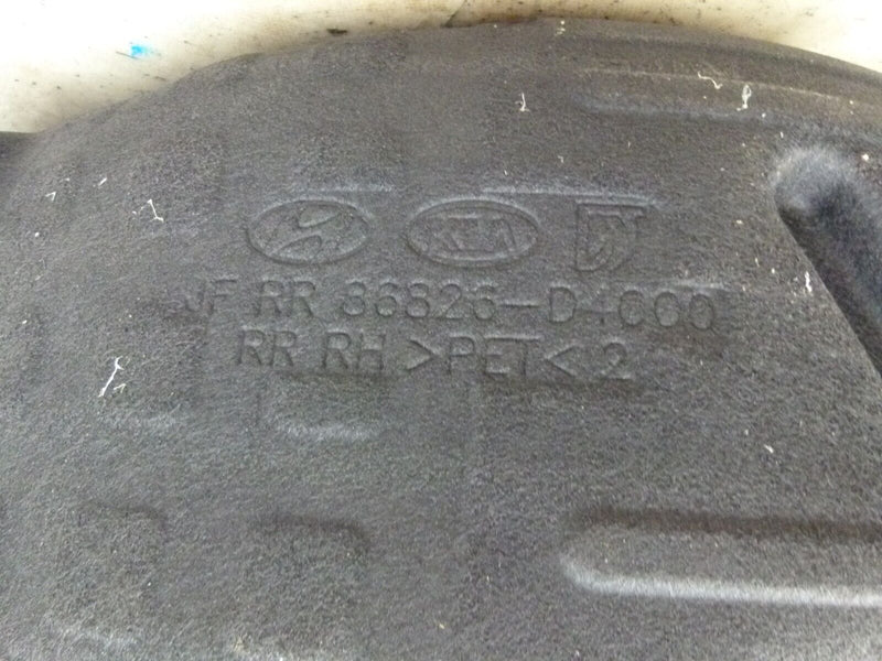 KIA OPTIMA MK4 2015-18 REAR RIGHT WHEEL ARCH MUD GUARD GENUINE 86826D4000