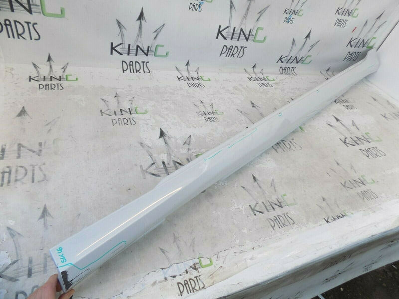 AUDI A6 C8 4K 2018-ON S-LINE LEFT SIDE SKIRT SILL COVER WHITE 4K0853855A