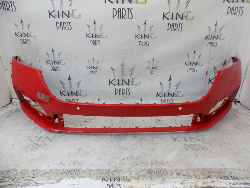 SKODA OCTAVIA IV MK4 5E 2020 UP--FRONT BUMPER IN RED PDC HOLES 5E3807221