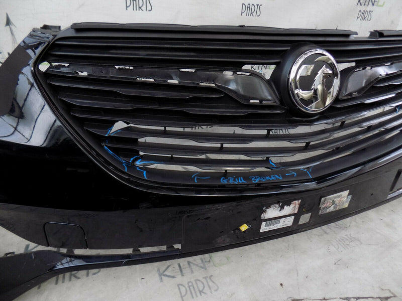 VAUXHALL GRANDLAND X 2017-2020 FRONT BUMPER GENUINE BLACK YP00024277