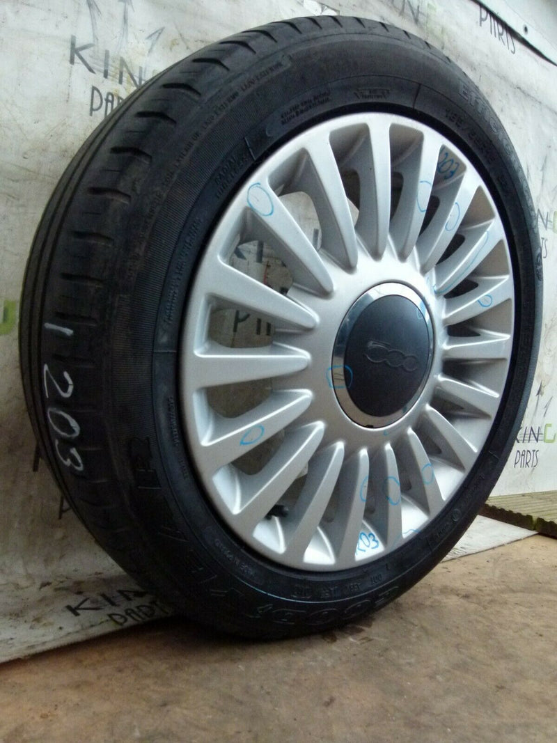 FIAT 500 GENUINE 15" ALLOY WHEEL 6Jx15H ET34 5178754 TYRE 185/55 R15