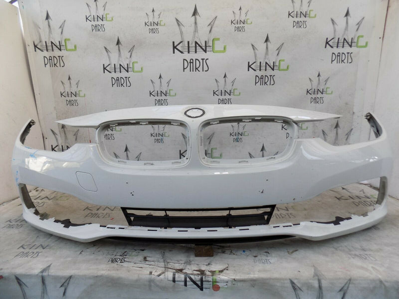 BMW 3 SERIES F30 F31 2015-2019 FACELIFT WHITE FRONT BUMPER 51117386283