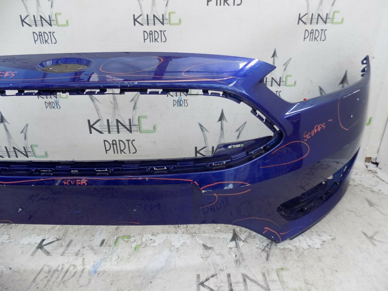 FORD FOCUS III MK3 2015-ON FACELIFT BLUE FRONT BUMPER GENUINE F1EB-17757-A