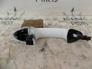 FORD FIESTA MK7 ST-LINE FRONT LEFT DOOR HANDLE EXTERIOR WHITE COMPLETE