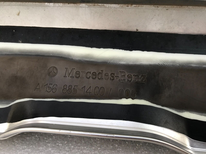 MERCEDES GLA X156 W156 SPORT 2017-2019 REAR BUMPER CHROME DIFFUSER A1568851400