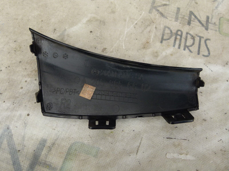 MERCEDES C W205 AMG 2014-18 FRONT BUMPER RIGHT TRIM GENUINE A2058856602