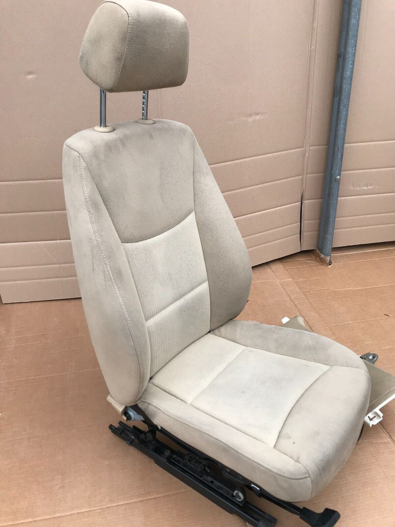 BMW E90 E91 GENUINE FRONT SEAT LEFT PASSENGER SIDE & SEATBELT CREAM COLOUR !!