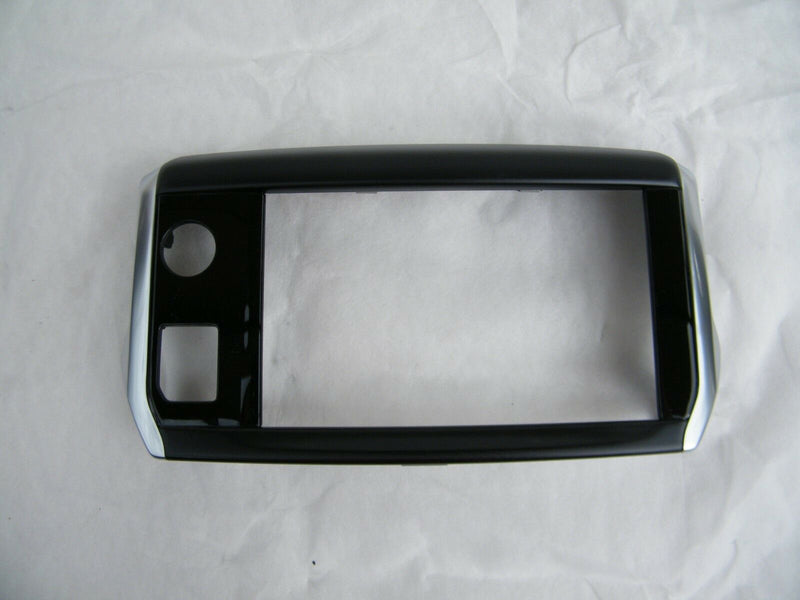 PEUGEOT 208 2012-ON DASHBOARD TRIM FRAME FOR MULTIMEDIA CENTRE CHROME (S38-18)