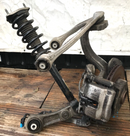 MERCEDES W205 RIGHT SIDE FRONT LEG 4x WISHBONE, HUB, BRAKE CALIPER, GAS STRUT