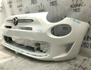 FIAT 500 S SPORT FACELIFT 2016> WHITE FRONT BUMPER & BADGE LOGO 735619571