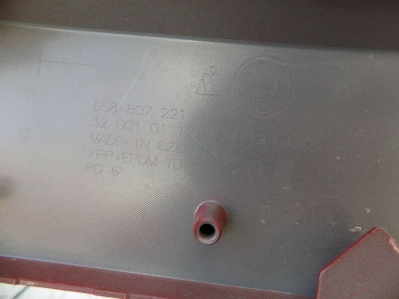 SKODA KAMIQ 2019-ON FRONT BUMPER IN RED 658807221