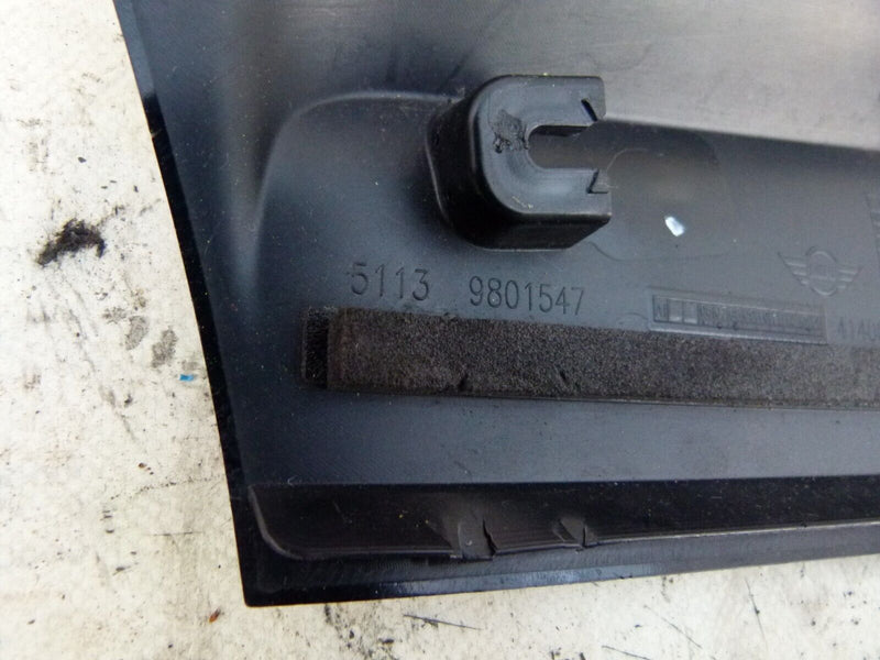 MINI COUNTRYMAN R60 2010-2014 EXTERIOR LEFT D-PILLAR COVER GENUINE 9801547