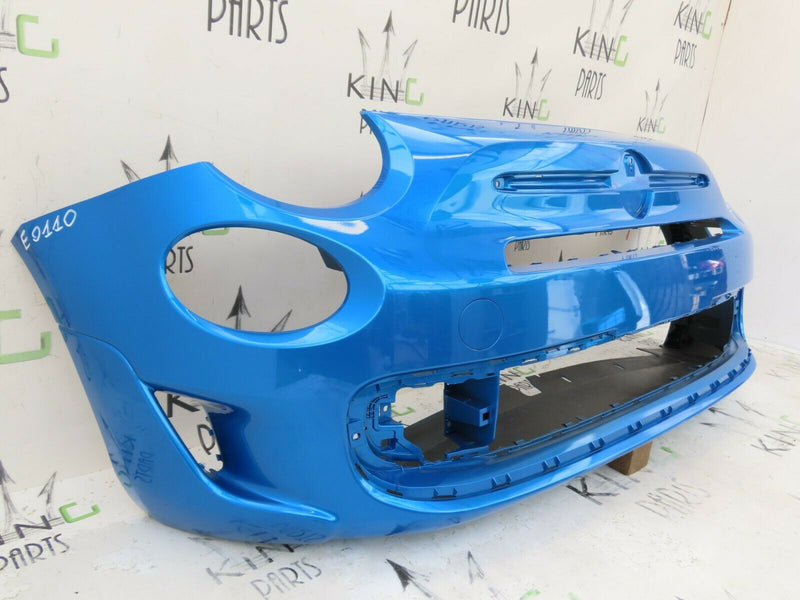FIAT 500 S SPORT 2016-ON FACELIFT FRONT BUMPER BLUE 735619571