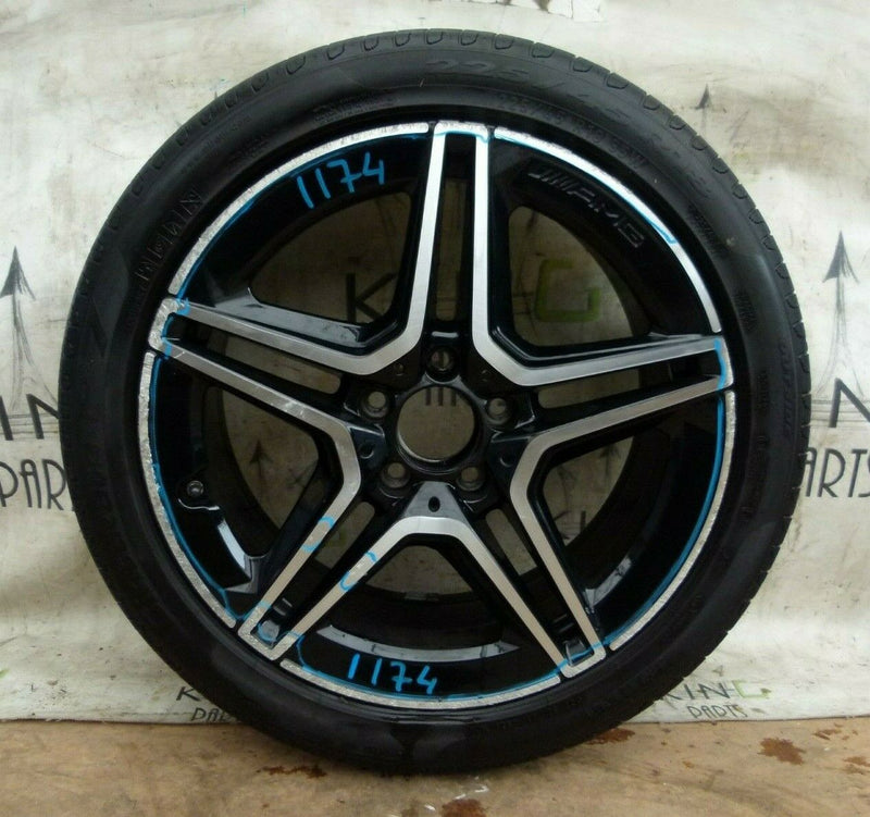 MERCEDES W177 ALLOY WHEEL AMG 7.5JX18H2 ET49 A1774011500 TYRE 225/45 R18