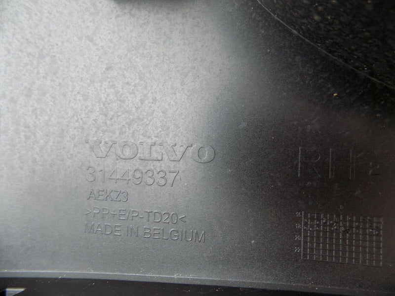 VOLVO XC40 2017-ON END CAP REAR BUMPER CORNER RIGHT SIDE BLACK 31449337
