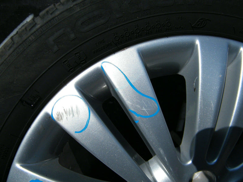 OPEL VAUXHALL CORSA D GENUINE ALLOY WHEEL TYRE 195/55 16" OP058 6Jx16 TS40(084)