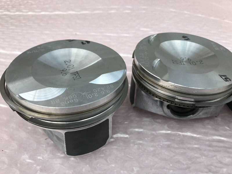 AUDI Q5 3 GEN PETROL 2.0 TFSI 4x ENGINE PISTON GENUINE SET 82.420 06K BB 9,6 2l