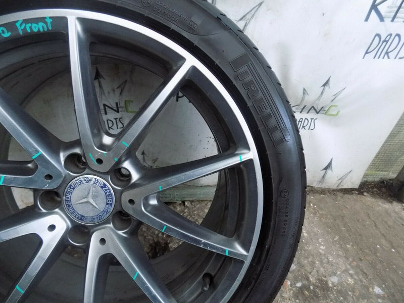 MERCEDES C CLASS AMG C63 2015-ON 18" FRONT ALLOY WHEEL 9JX18H2 A2054015700