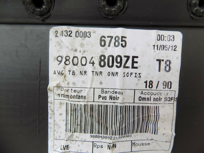 PEUGEOT 3008 2008-2016 FRONT LEFT PASSENGER DOOR CARD INNER COVER 98004809ZE *II