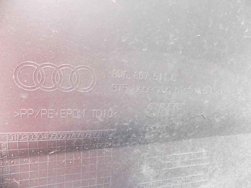 AUDI A5 S5 B9 S LINE TFSI 2017 ON SPORTBACK REAR BUMPER GENUINE 8W6807511C B2174