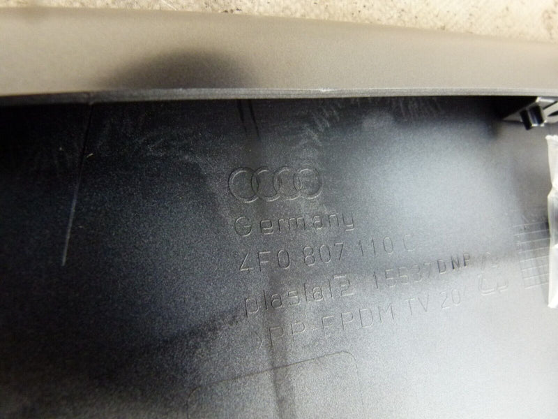 AUDI A6 C6 2004-08 FRONT BUMPER LOWER SPOILER GENUINE 4F0807110
