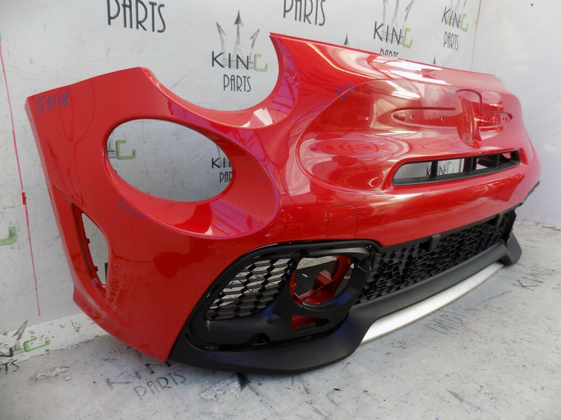 FIAT 500 ABARTH 595 16+ FCL FRONT BUMPER RED+GRILLS GENUINE OEM 735633044