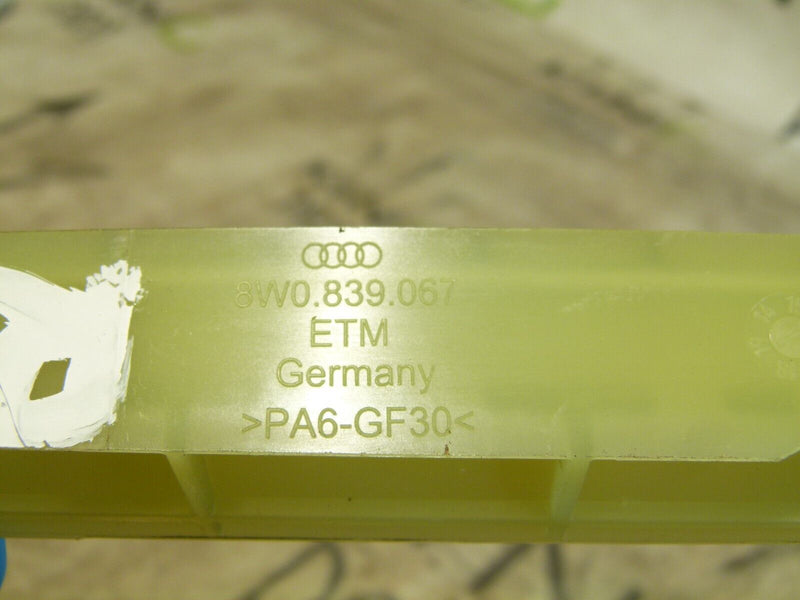 AUDI A4 S4 8W B9 2016-ON REAR LEFT DOOR WINDOW GUIDE BRACEKT 8W0839067