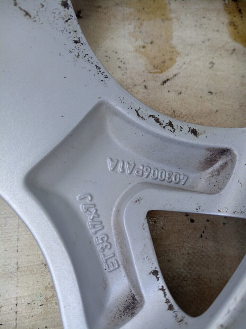 NISSAN JUKE F16 MK2 ALLOY WHEEL RIM 17' 7Jx17H2 ET35 & TYRE 215/60/17 R17