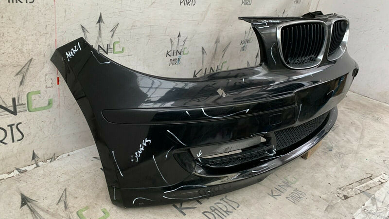 BMW 1 SERIES E81 E87 FACELIFT 2007-12 BLACK FRONT BUMPER GENUINE 7166462