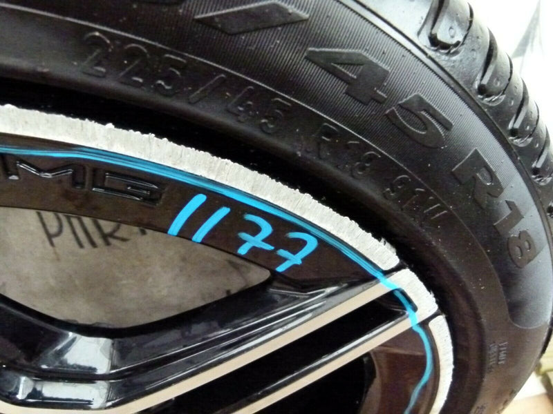 MERCEDES W177 ALLOY WHEEL AMG 7.5JX18H2 ET49 A1774011500 TYRE 225/45 R18