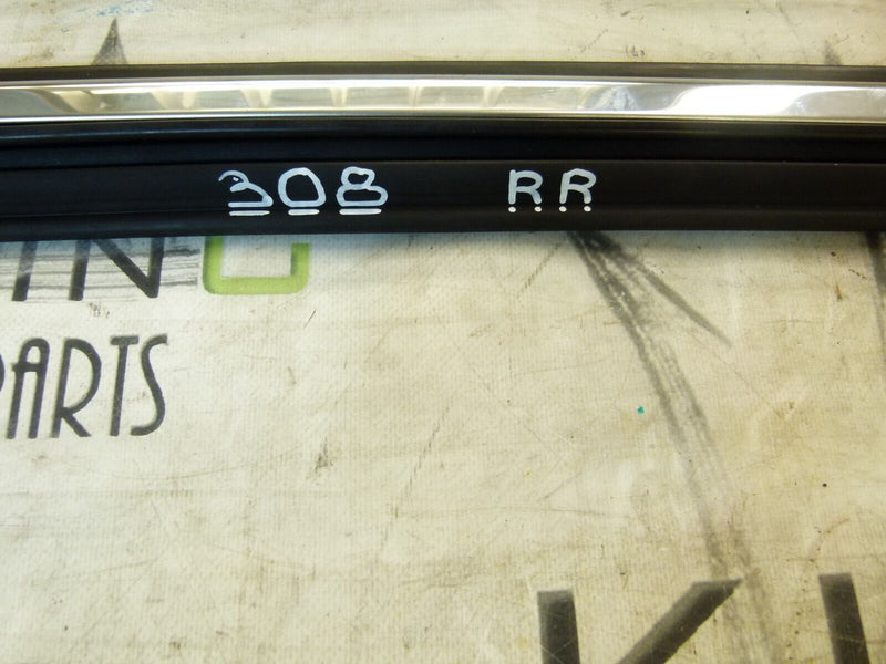 PEUGEOT 308 SW ESTATE 2017-21 REAR RIGHT DOOR RIBBER SEAL WEATHERSTRIP