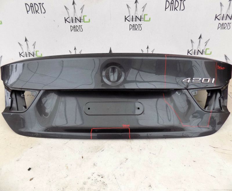 BMW 4 SERIES F32 420i COUPE 14-18 GENUINE GREY BOOTLID REAR LID BOOT PANEL