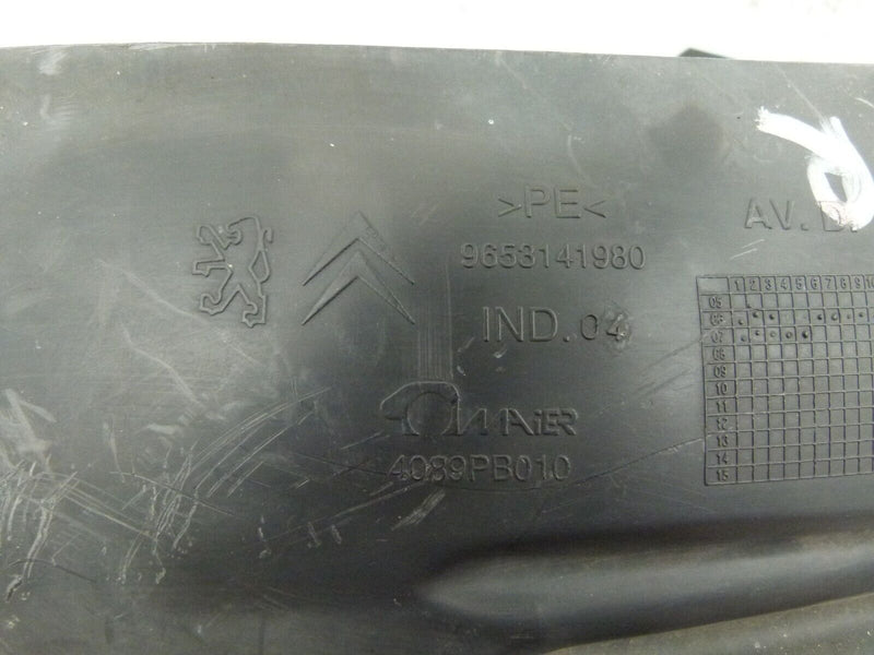 CITROEN C4 2006-10 FRONT RIGHT WHEEL MUD GUARD COVER 9653141980