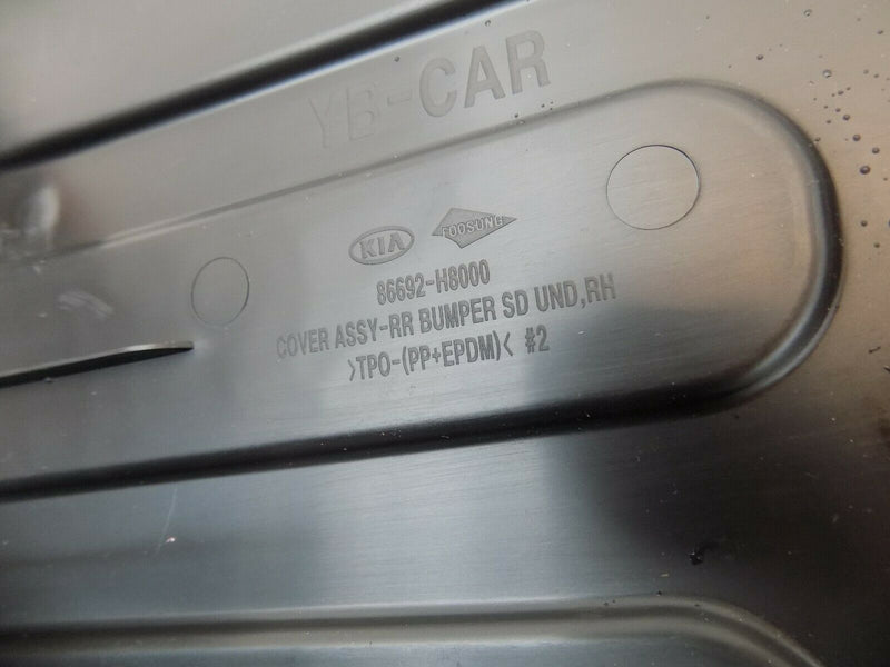 KIA RIO IV YB 2017-ON REAR BUMPER RIGHT UNDER COVER 86692-H8000 /S44-31/S47-26