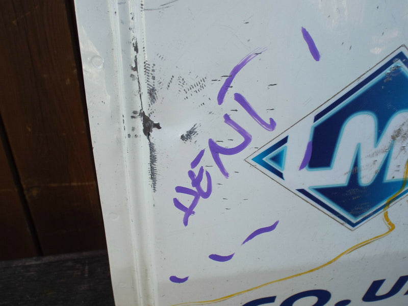 Peugeot Bipper Nemo Fiorino Rear Door Right Driver Side O/S White 01